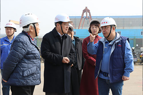 泰州市副市長葉冬華一行到三福調研考察